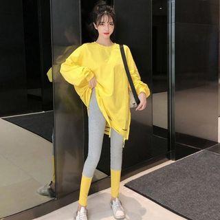 Oversized Ripped Sweatshirt / Leggings / Set