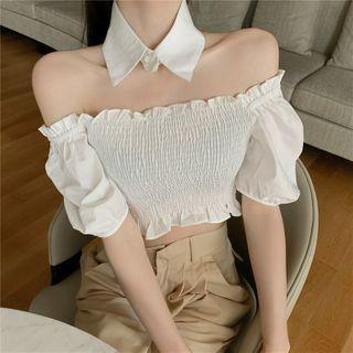 Off-shoulder Ruched Top / Dress