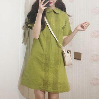 Peter-pan-collar A-line Dress