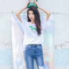 Dinosaur Print Short-sleeve T-shirt
