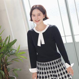 Tie Ringer Ribbed Top