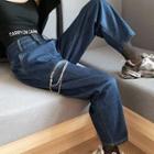 Chained Straight-fit Jeans