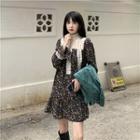 Lace Panel Floral A-line Dress (various Designs)