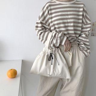 Canvas Shoulder Bag Handle - Ondo - Beige - One Size