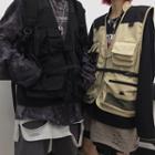 Couple-matching Buckled Cargo Vest