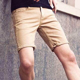 Plain Chino Shorts