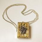 Embossed Pendant Alloy Pendant Vintage Silver - One Size