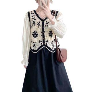 Flower Knit Blouse