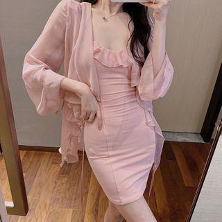 Spaghetti Strap Dress / Top / Light Jacket / Mini Skirt