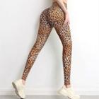 Leopard Print High Waist Sports Leggings