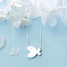 S925 Sterling Silver Fish Necklace