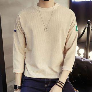 Letter Patch Pullover
