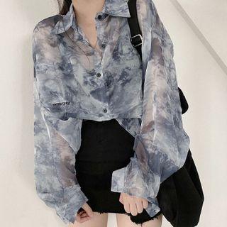 Chiffon Tie Dye Light Blouse