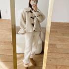 Toggle-button Dumble Jacket (cream) Cream - One Size