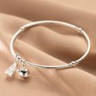 Bell Bangle 1 Pc - S925 Silver - Silver - One Size