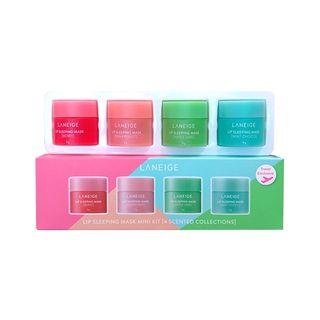 Laneige - Lip Sleeping Mask Mini Kit 4 Scented Collections 4 Pcs