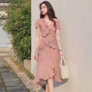 Ruffle Dot Dress