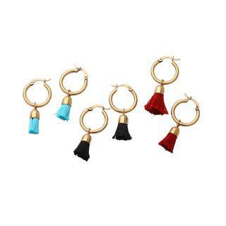Tassel Hoop Earring