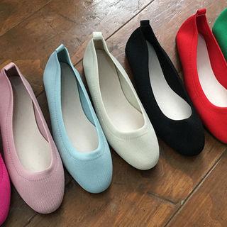 Colored Knit Flats