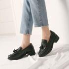 Tassel Pleather Loafers