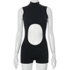 Sleeveless Cut-out Romper