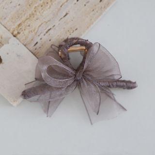 Mesh Hair Claw Gray - One Size