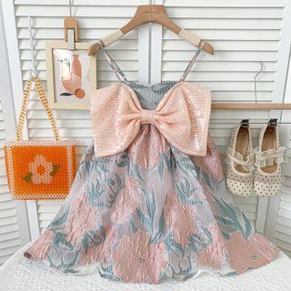 Sleeveless Patchwork Mini Dress
