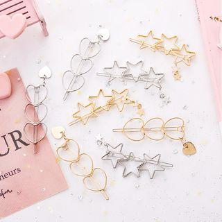 Heart / Star Alloy Hair Clip