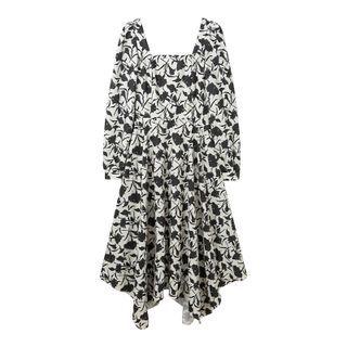 Long-sleeve Floral Sundress