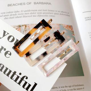 Acetate Rectangular Hair Clip