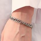 Chain Bracelet Stainless Steel - Silver - One Size