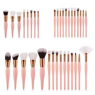 Set Of 8 / 12 / 15: Makeup Brush With Pink Handle