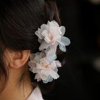 Flower Mesh Hair Stick