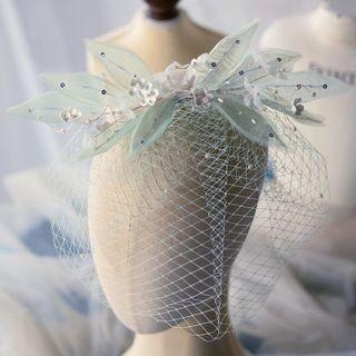Bow Headpiece Headpiece - Cyan - One Size