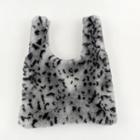Leopard Faux-fur Shopper Bag
