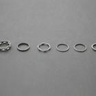 Various Ring Set Of 6 Silver - One Size