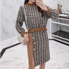 Plaid Sweater Skirt