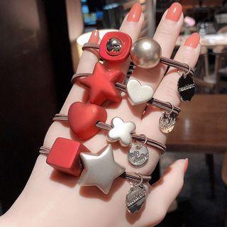 Bead / Star / Heart Hair Tie
