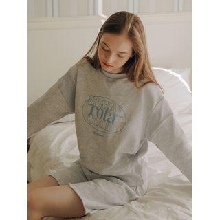 Social Club Ribbed-trim Sweatshirt