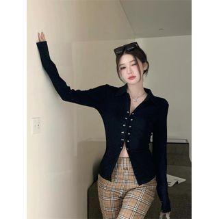 Collar Sweater Black - One Size