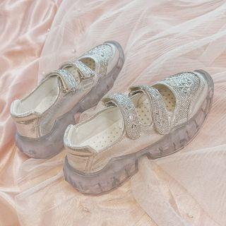 Platform Rhinestone Shoes