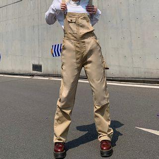 Patchwork Straight-fit Jumpsuit