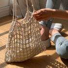 Cotton Net Shopper Bag With Pouch