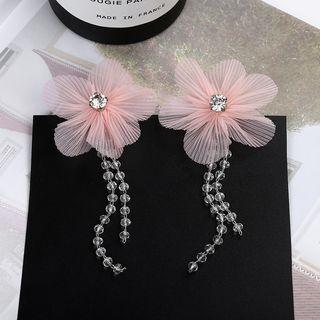 Flower Beaded Drop Earring