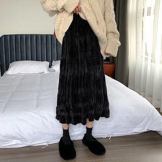 Medium Long Accordion Pleat Skirt