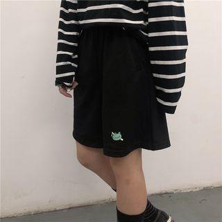 Frog Print Shorts