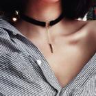 Velvet Drop Choker