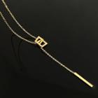 Rod Necklace Gold - One Size