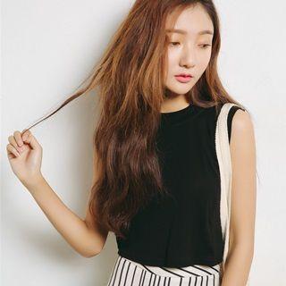 Stand-collar Tank Top
