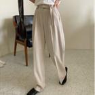 Belted Baggy Dress Pants